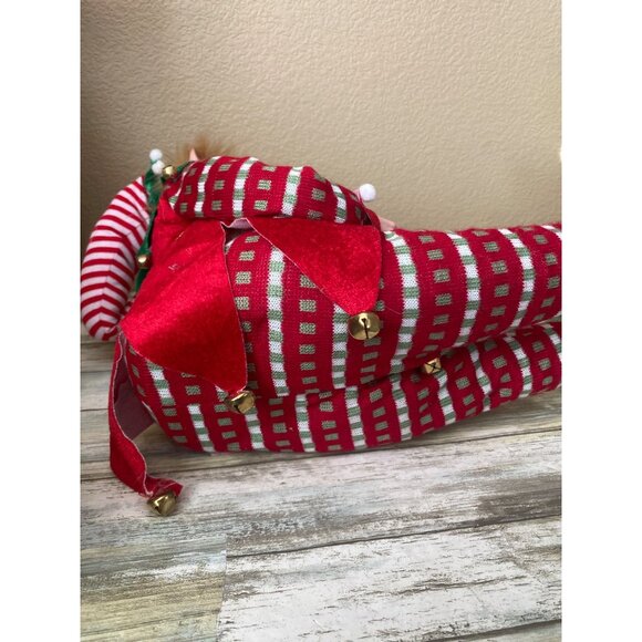 Jingles & Joy Christmas Elf Posable Shelf Sitter 20” Holiday Mantle Decor NEW - Picture 11 of 12